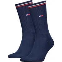 Tommy Hilfiger Unisex Sportsocken, Multipack - UNI Iconic Sock, Tennissocken Blau 35-38 Pack