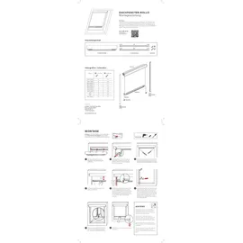 Lichtblick Dachfensterrollo Skylight 97,3 x 94 cm weiß