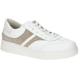 Gabor Sneaker Low Damen Weiß/Beige 35,5