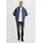 11 Project Kapuzenstrickjacke Herren Blau M