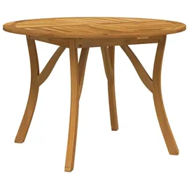 vidaXL Gartentisch Ø 110 x 75 cm Braun