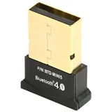 Gembird BTD-MINI5 Mini Bluetooth-Dongle, V.4.0 Schwarz