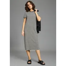 FLASHLIGHTS Shirtkleid Schwarz/Weiß 36/38