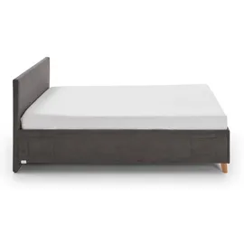Meise Möbel Polsterbett Cool 120 x 200 cm anthrazit ohne Lattenrost