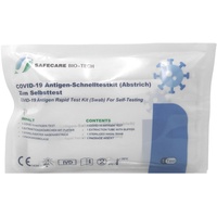SAFECARE BIO-TECH Safecare Covid-19 Antigen-Schnelltest 1 Stück Nasenabstrich Corona Antigentest