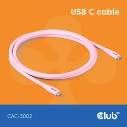 Club 3D USB-Kabel - 24 pin USB-C (M) zu 24 pin USB-C (M)
