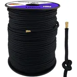 Kevlarseil Spezialseil 6 mm – PES Polyester Aramid Seil – Hochfestes Zugseil – Meterware 10 m–100 m Ropes and More® (15m - ohne Spule)