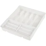 KEEEPER Besteckkasten mit Einsatz 38 x 42,5 x 7,5 cm Weiß