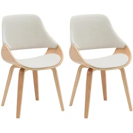 CLP Esszimmerstuhl Vangale creme/Stoff