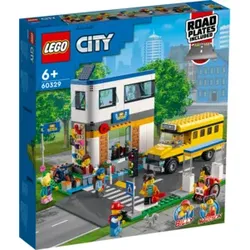 LEGO® City 60329 Schule mit Schulbus