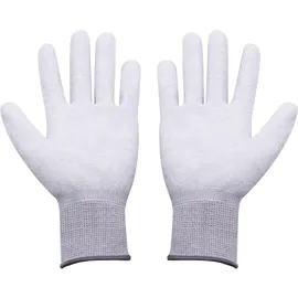 Quadrios ESD-Handschuh Kleider-Größe: L Polyamid, Polyurethan