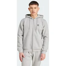 Adidas Trefoil Essentials Reißverschlusspullover Medium Grey Heather S