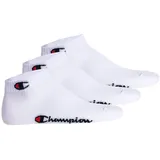 Champion 3er Pack Quarter Herren Socken, Unisex weiß 39-42