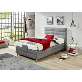 Westfalia Schlafkomfort Boxbett 134 x 210 cm Grau