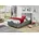 Westfalia Schlafkomfort Boxbett 134 x 210 cm Grau