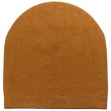 Yanopurna Strickmütze Kaschmir Mütze Beanie glatt braun