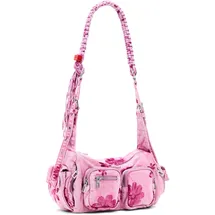 DESIGUAL Margaritas Haban Schultertasche Baumwolle Candy Pink