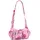 DESIGUAL Margaritas Haban Schultertasche Baumwolle Candy Pink