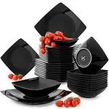 Konsimo EPIRI Tafelservice 36-tlg. schwarz