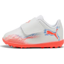 Puma Future 8 Play V TF Kinder puma white/puma black/glowing red 20