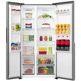 Gorenje NRS917C41X Side-by-Side (544 l, 1786 mm hoch, inox)