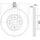 Hella 8DD 355 109-521 Bremsscheibe