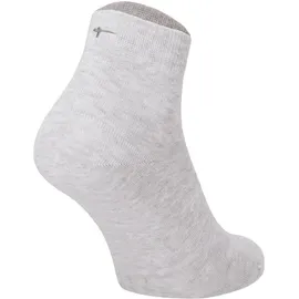 TAMARIS Comfort Cotton Quartersocken 3 Paare Grau 35-38