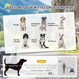 PawHut Hundeanhänger blau