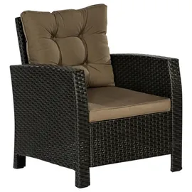 Merxx Sessel Salerno 72 x 66 x 85 cm braun