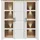 Forte Highboard Bohol 151,1 x 160,6 x 42 cm Weiß