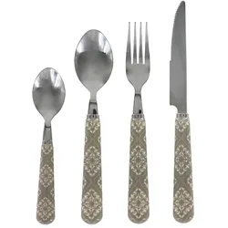 Chic Antique Linas Besteck mit Muster im Set, 22 cm