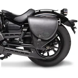 Satteltasche passend für Victory Vegas Jackpot Craftride Indiana 10Ltr links in schwarz