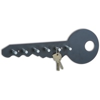 Zeller Present 13851 Schlüsselkasten & Organizer Aluminium, Metall schwarz,