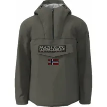 Napapijri Rainforest wasserabweisende Anorak-Jacke Winter-Jacke NP0A4GMCG0A1 Khaki-Grün - M
