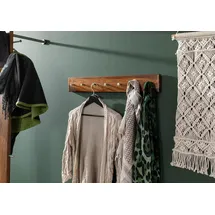 MASSIVMOEBEL24.DE Wandgarderobe Toronto Walnuss