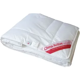 Walburga Bettdecke, Steppbett Clima Active Batist / Outlast 1 WP Sommer 155 x 220 cm leicht - Weiß