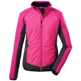 KILLTEC Hybridjacke mit abzippbaren Ärmeln in neon pink, 44