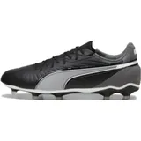 Puma King Match FG/AG Fußballschuhe Erwachsene Black White Cool Dark Gray 48