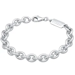 KUZZOI Herren Rundanker Massiv 925 Silber 19 