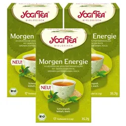 Yogi TEA Morgen Energie BIO Kräutertee Set 3x35,7 g