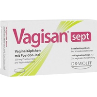 Dr. Wolff Vagisan sept Vaginalzäpfchen mit Povidon-Iod