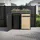 ML-Design Mülltonnenbox 132 x 80 x 124 cm bronze