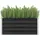 vidaXL Garten-Hochbeet verzinkter Stahl rechteckig 100 x 40 x 45 cm Anthrazit