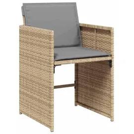 vidaXL Garten-Essgruppe 17-tlg. Beige