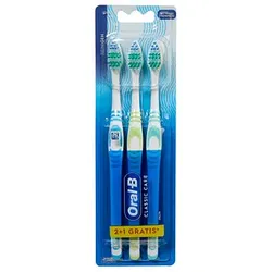 3 Oral-B CLASSIC CARE Mittel Zahnbürsten