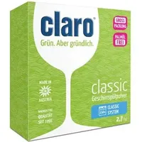 Claro Geschirrspülpulver Öko Classic 2,7 kg