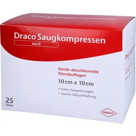 dr. ausbüttel gmbh & co. kg Saugkompressen steril 10 x 10 cm 25 St.