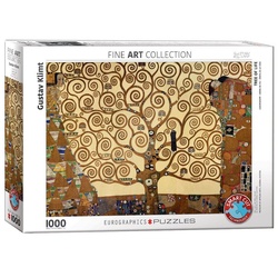 EUROGRAPHICS Puzzle »Lebensbaum von Gustav Klimt 1000-Teile Puzzle«, 1000 Puzzleteile bunt