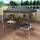 Woltu Faltpavillon 3 x 3 m inkl. 4 Seitenteile Anthrazit