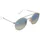 Ray-Ban Round Double Bridge RB3614N 001/4O 51-22 gold/blue gradient flash